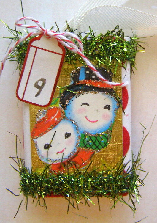 Countdown to Christmas matchbox swap Day 9