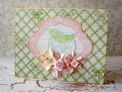 Baby Card - Graphic 45 and Prima