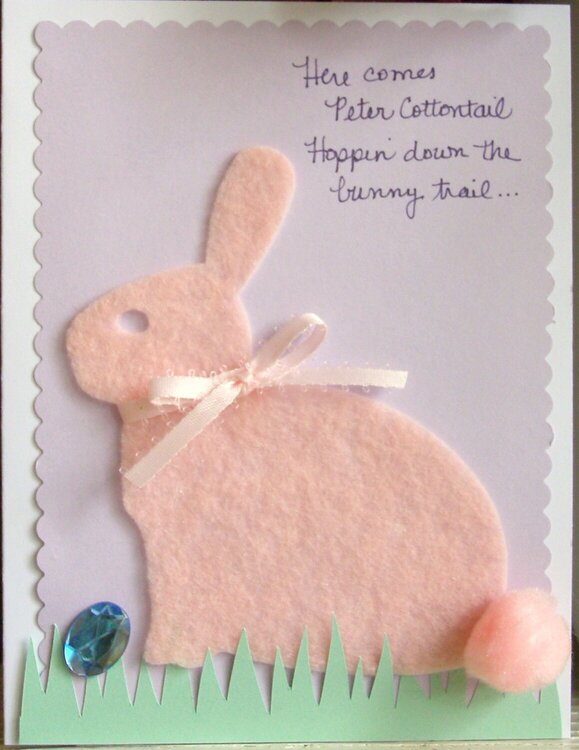 Peter Cottontail Easter Card