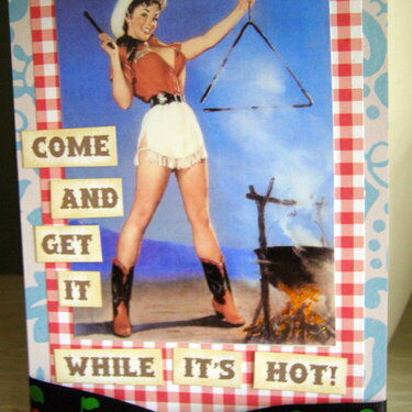 &quot;Come And Get It&quot; - Wild West postcard for Martica&#039;s Swap