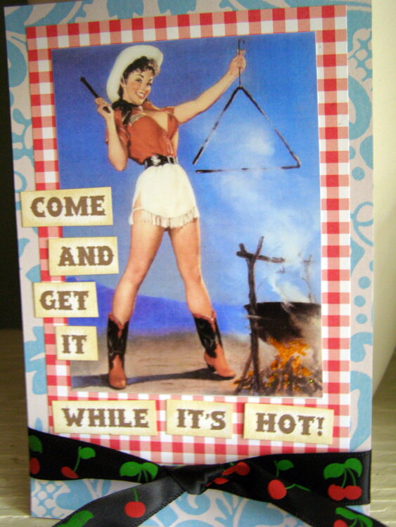 &quot;Come And Get It&quot; - Wild West postcard for Martica&#039;s Swap