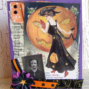 Goblin Queen Halloween Card