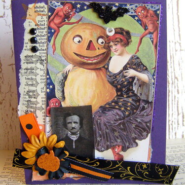 Pumpkin Queen Halloween card