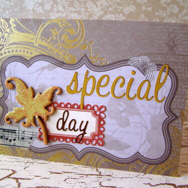 Special Day birthday card