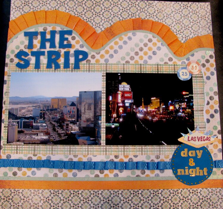 The strip, day and night