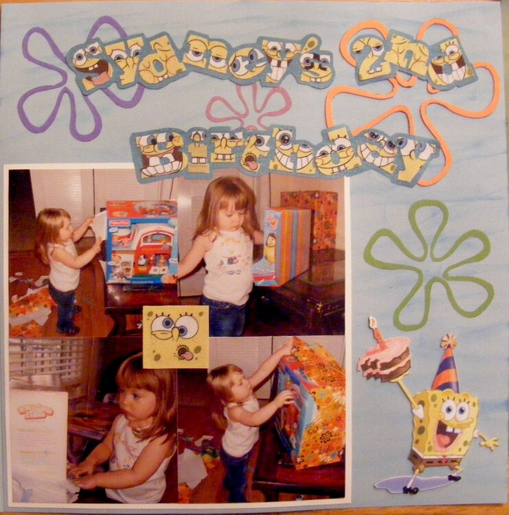 SpongeBob Birthday Page 2