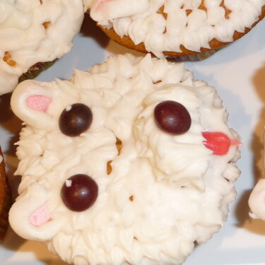 White Westie Cupcake