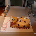 Big 13 Cheese birthday cak