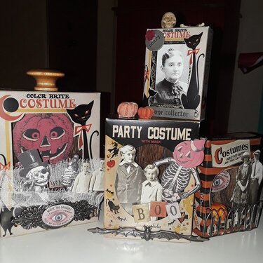 Tim Holtz Halloween Vignette Boxes