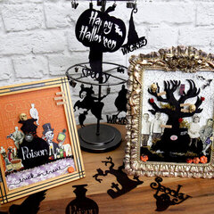 Tim Holtz and Paper Accents Halloween Frame