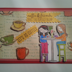 Coffee friends card