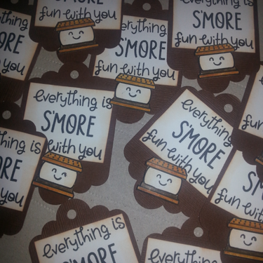 Lawn Fawn Smores tags