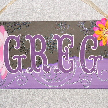 Cubicle Name Plate - Front