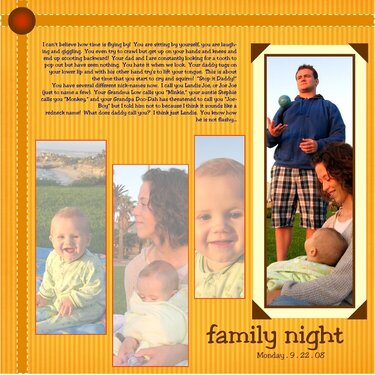 Family Night 9-22-08