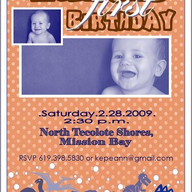 First Birthday / Digital Layout as well...