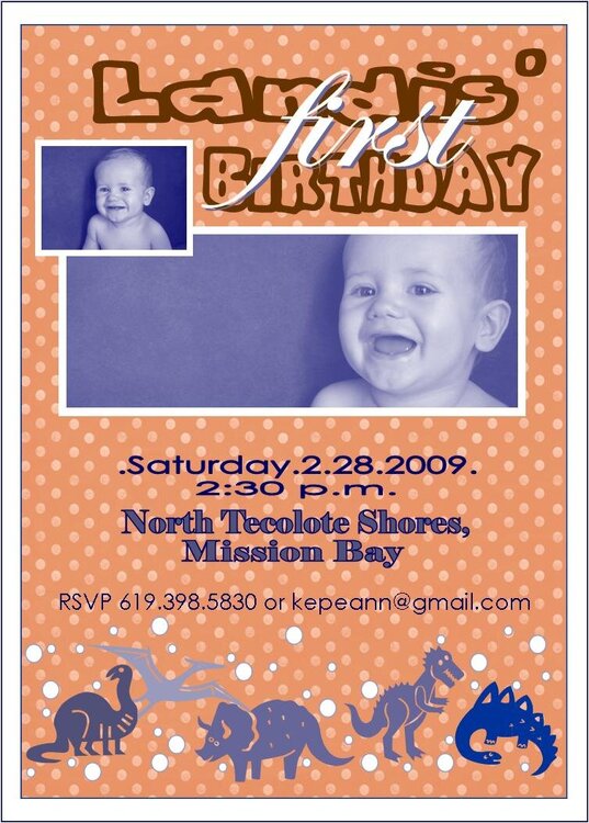 First Birthday / Digital Layout as well...