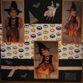 "Pumkin Witch" Scrapbook Page