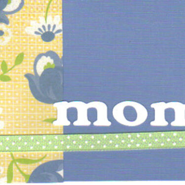 Blue mom Mother&#039;s Day Card