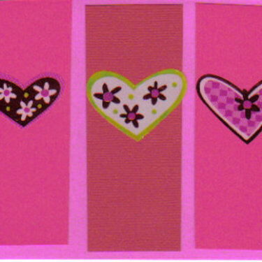 Color Block Sticker Valentine