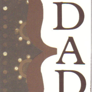 Dk Brown DAD Card