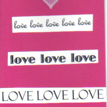 Forever Love Message Strip Valentine