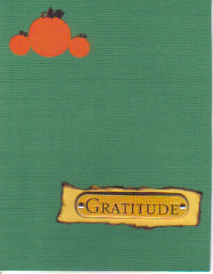 Gratitude Thanksgiving Card