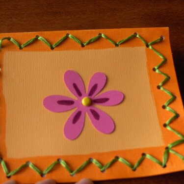 Really Bright Flower Card