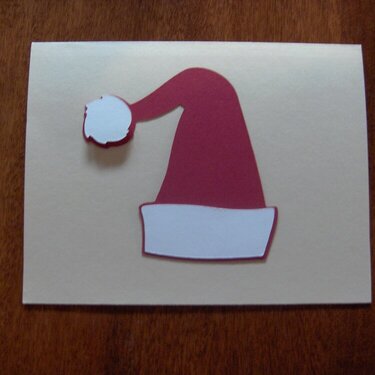 Santa Hat Card