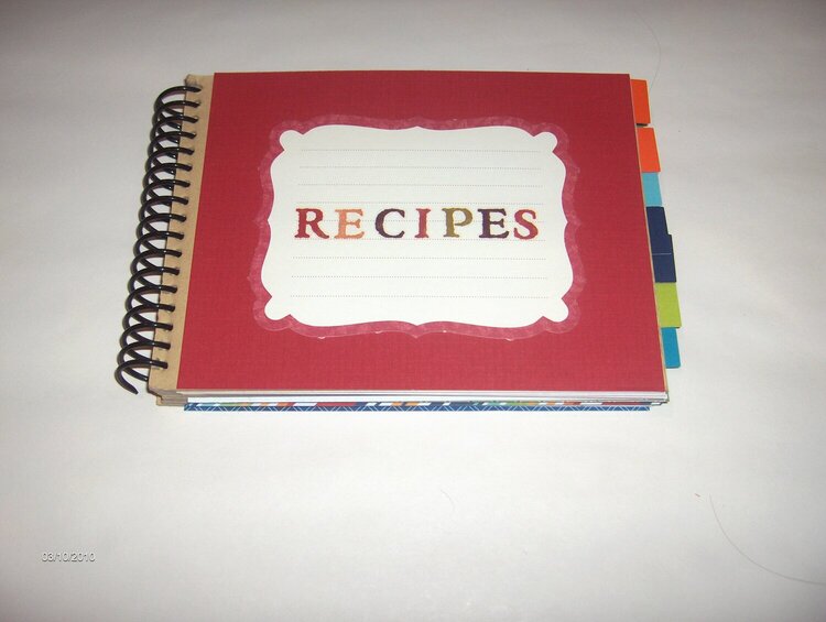 Recipe Book Cover