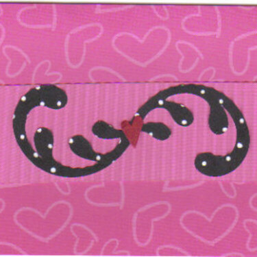 Pink Swirl Heart Valentine