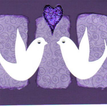 Purple Love Bird Valentine