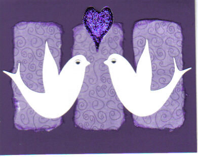 Purple Love Bird Valentine