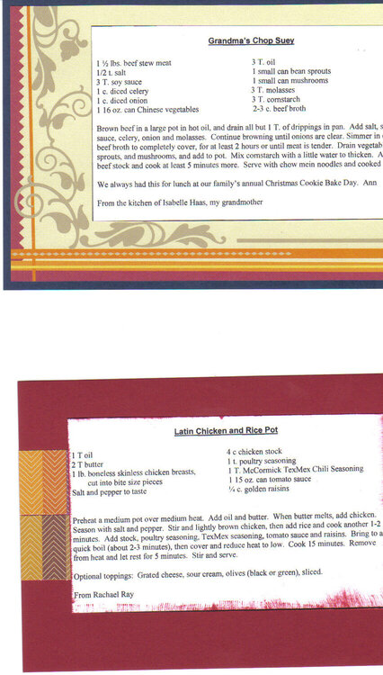 Grandma&#039;s Chop Suey Recipe &amp; Latin Chicken Recipe