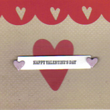 Scallop Border Valentine Card