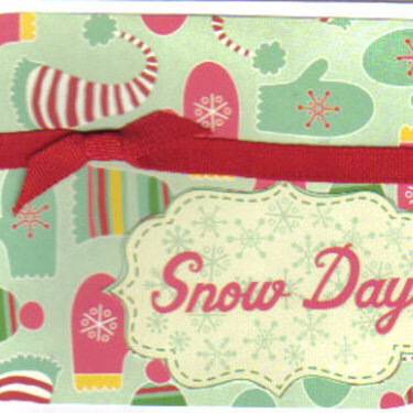 Snow Day Christmas Card