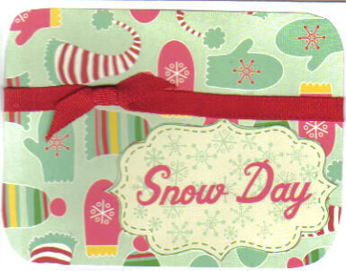 Snow Day Christmas Card