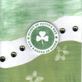 St. Pat's Day Card with Lace