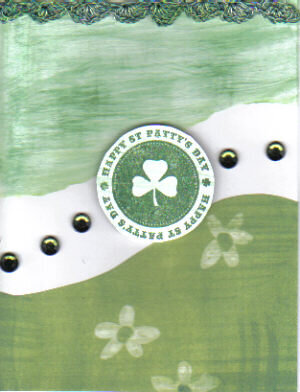 St. Pat&#039;s Day Card with Lace