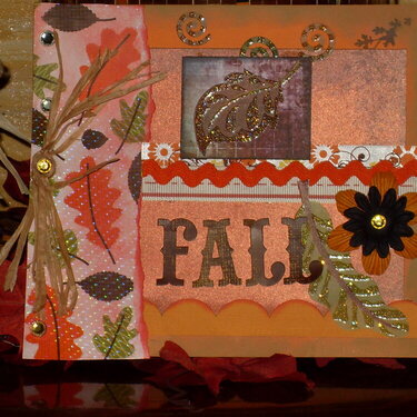 Fall card october challenge