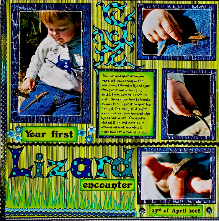 Your first lizard encounter