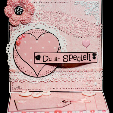 Easel card, pic 1/2. You are special.