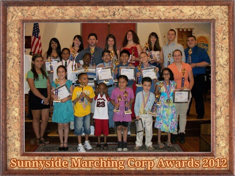 Sunnyside Marching Corp Awards 2012