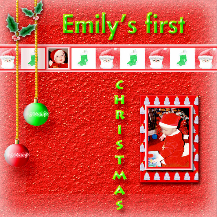 Emily&#039;s first Christmas