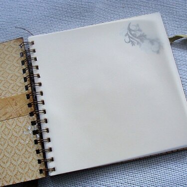 Wedding memory book - inside