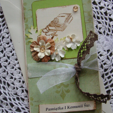 a communion card
