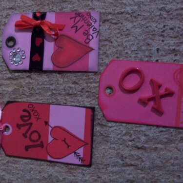 Valentine tags