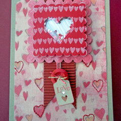 Valentine Shaker Card