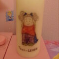 Toni-Leighs candle for her room