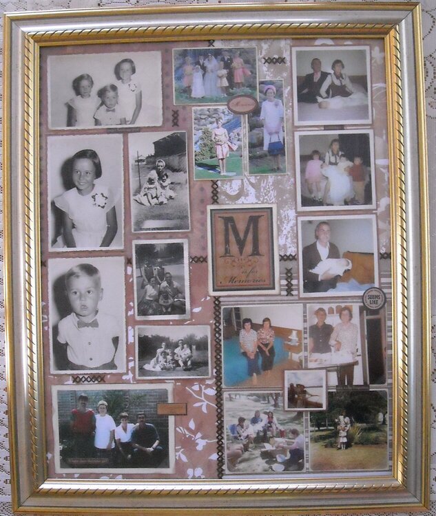 Memories - Framed (60th Birthday Gift for Mom)