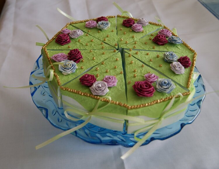 Cardstock Birthday Cake for Mom